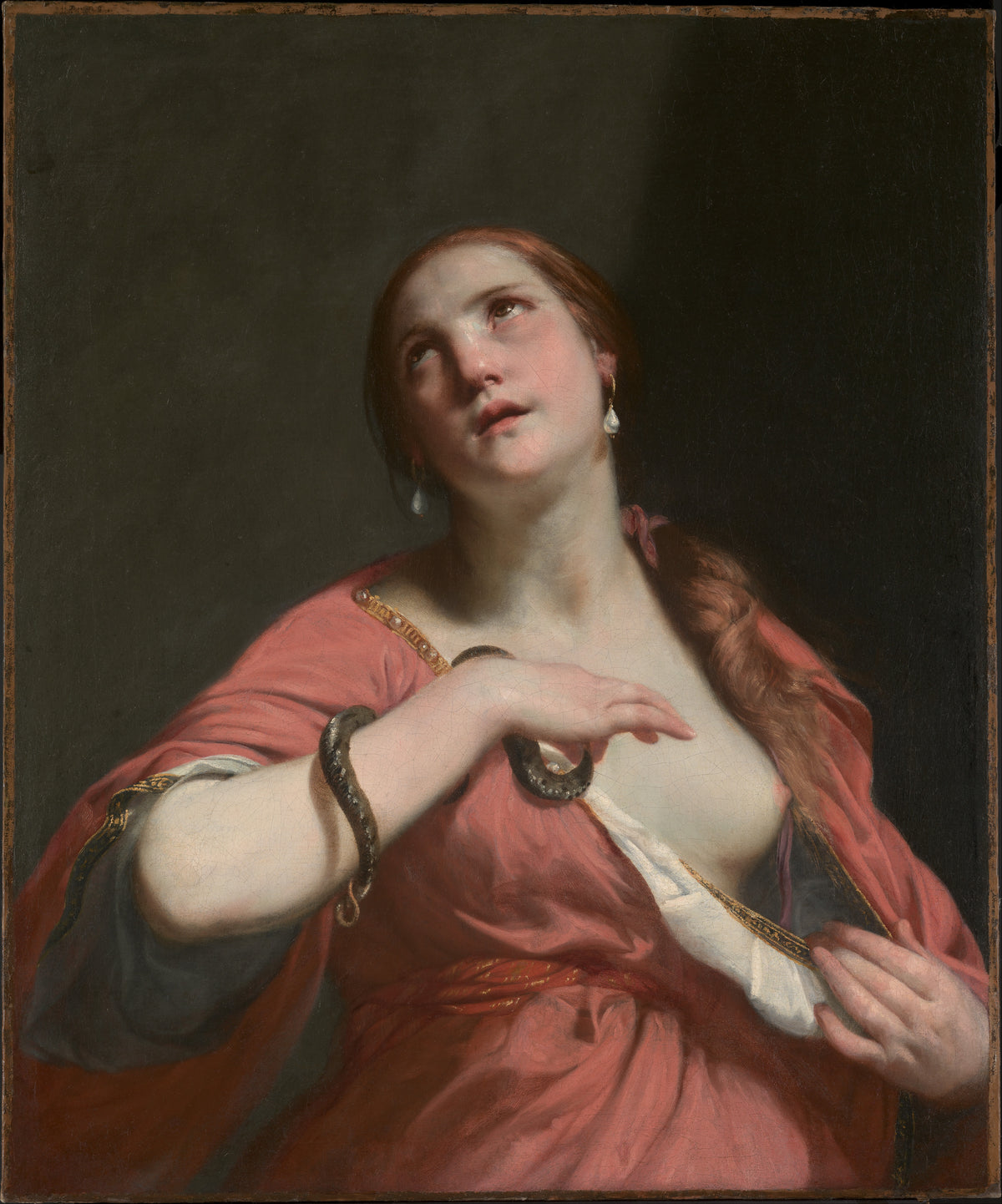 The Death of Cleopatra by Guido Cagnacci - Oil Painting canvas print
