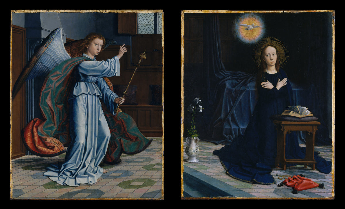 The Annunciation by Gerard David - Classic Art canvas print