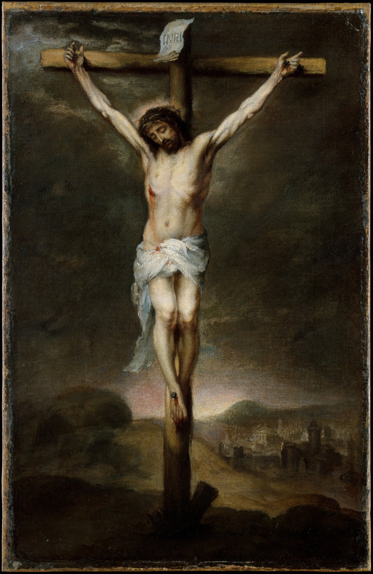The Crucifixion by Bartolomé Estebán Murillo - Oil Painting canvas print