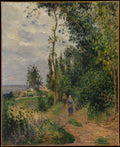 Cte des Grouettes, near Pontoise by Camille Pissarro - Impressionist canvas print