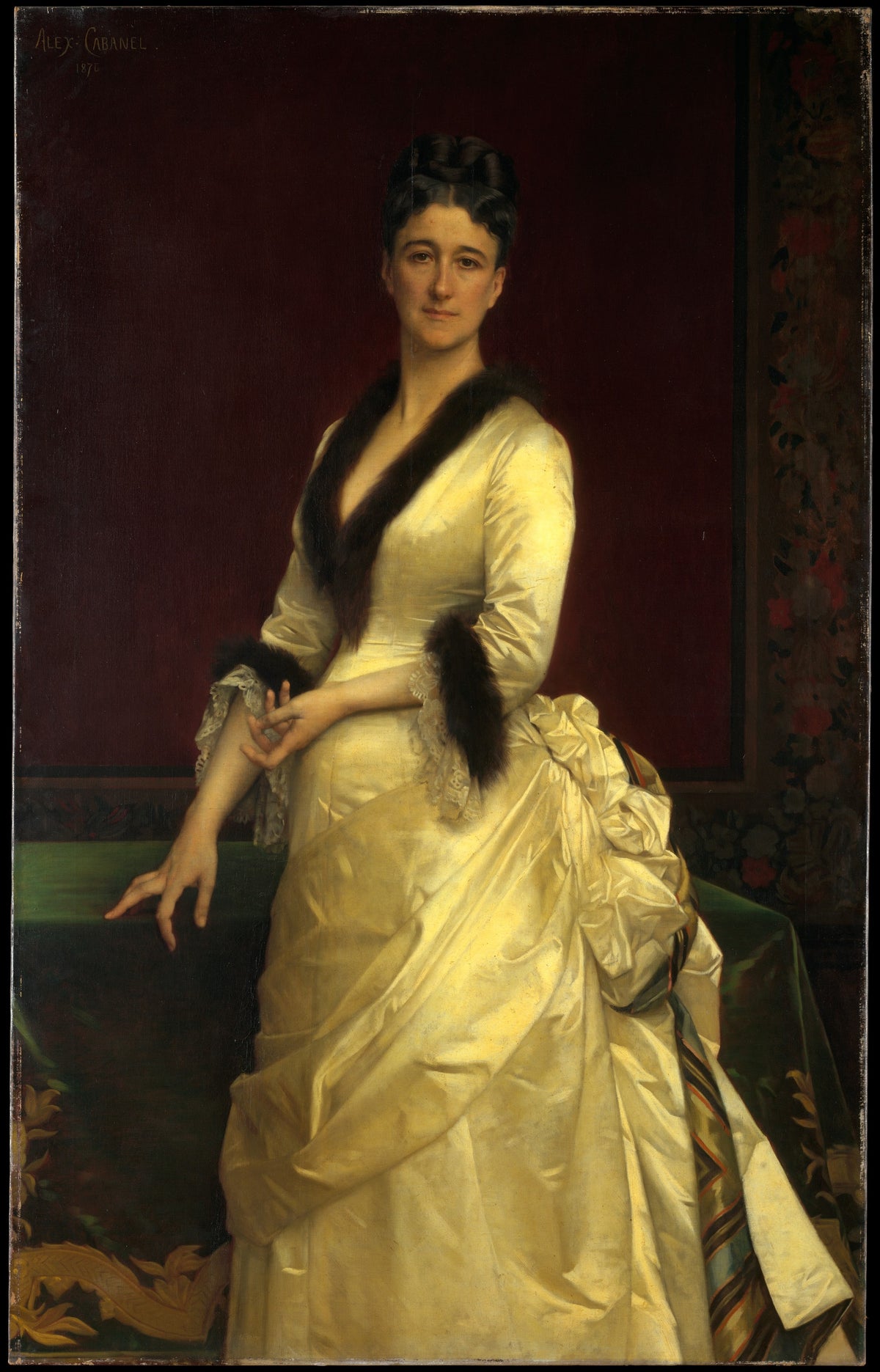 Catharine Lorillard Wolfe 18281887 by Alexandre Cabanel - Oil Painting canvas print