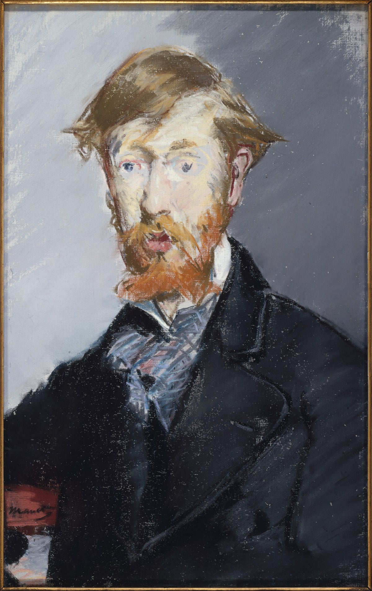 George Moore 18521933 by Edouard Manet - Impressionist canvas print