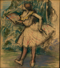 Dancer with a Fan by Edgar Degas - Impressionist canvas print