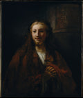 Christ with a Staff by Rembrandt - Baroque canvas print
