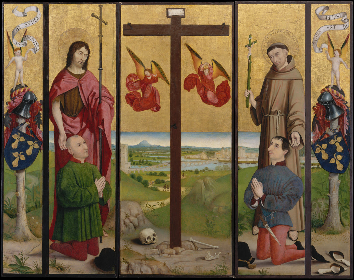 The Prussis Altarpiece by Nicolas Froment - Classic Art canvas print