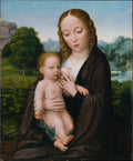 Virgin and Child by Gerard David - Classic Art canvas print
