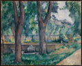 The Pool at Jas de Bouffan by Paul Cézanne - Oil Painting canvas print