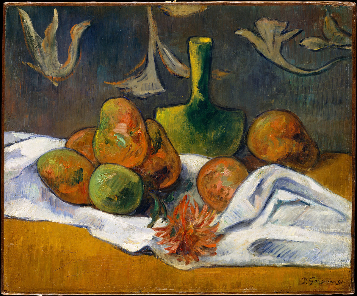 Still Life by Paul Gauguin - Post-Impressionist canvas print