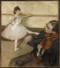 The Dance Lesson by Edgar Degas - Impressionist canvas print