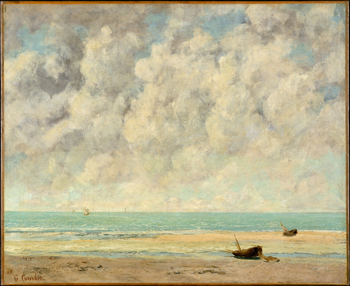 The Calm Sea by Gustave Courbet - Realist canvas print