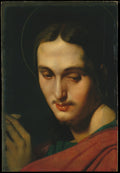 Head of Saint John the Evangelist by Jean Auguste Dominique Ingres - Oil Painting canvas print