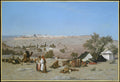 Jerusalem from the Mount of Olives by Charles-Théodore Frère - Oil Painting canvas print