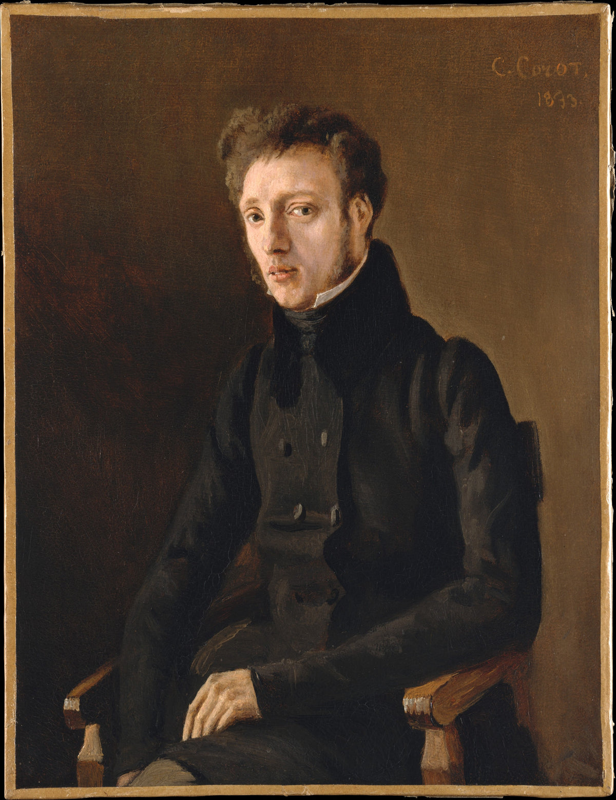 Toussaint Lemaistre 180781888 by Camille Corot - Realist canvas print