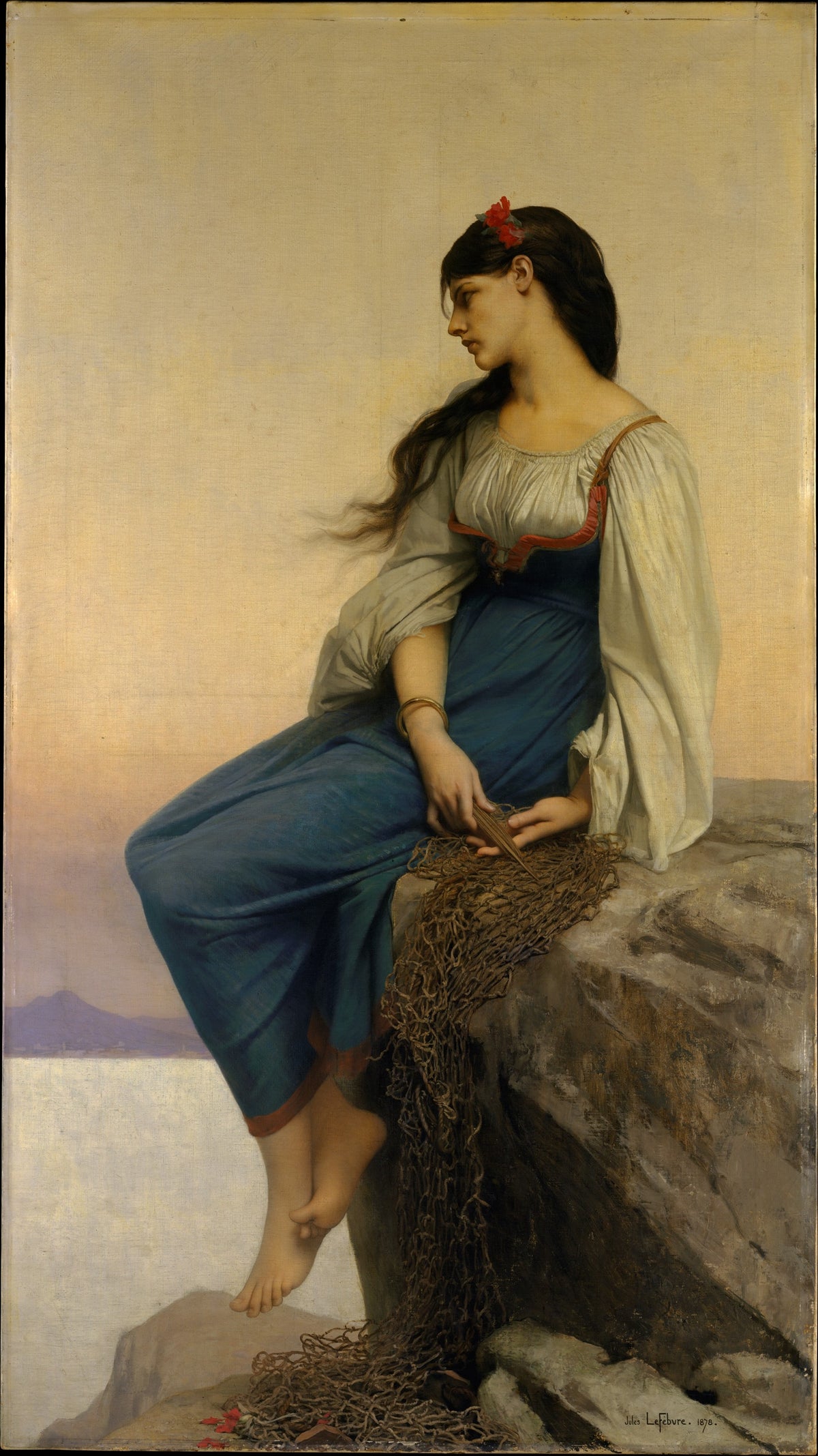 Graziella by Jules-Joseph Lefebvre - Oil Painting canvas print