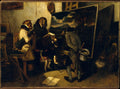 The Experts by Alexandre-Gabriel Decamps - Oil Painting canvas print