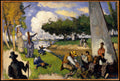 The Fishermen Fantastic Scene by Paul Cézanne - Oil Painting canvas print