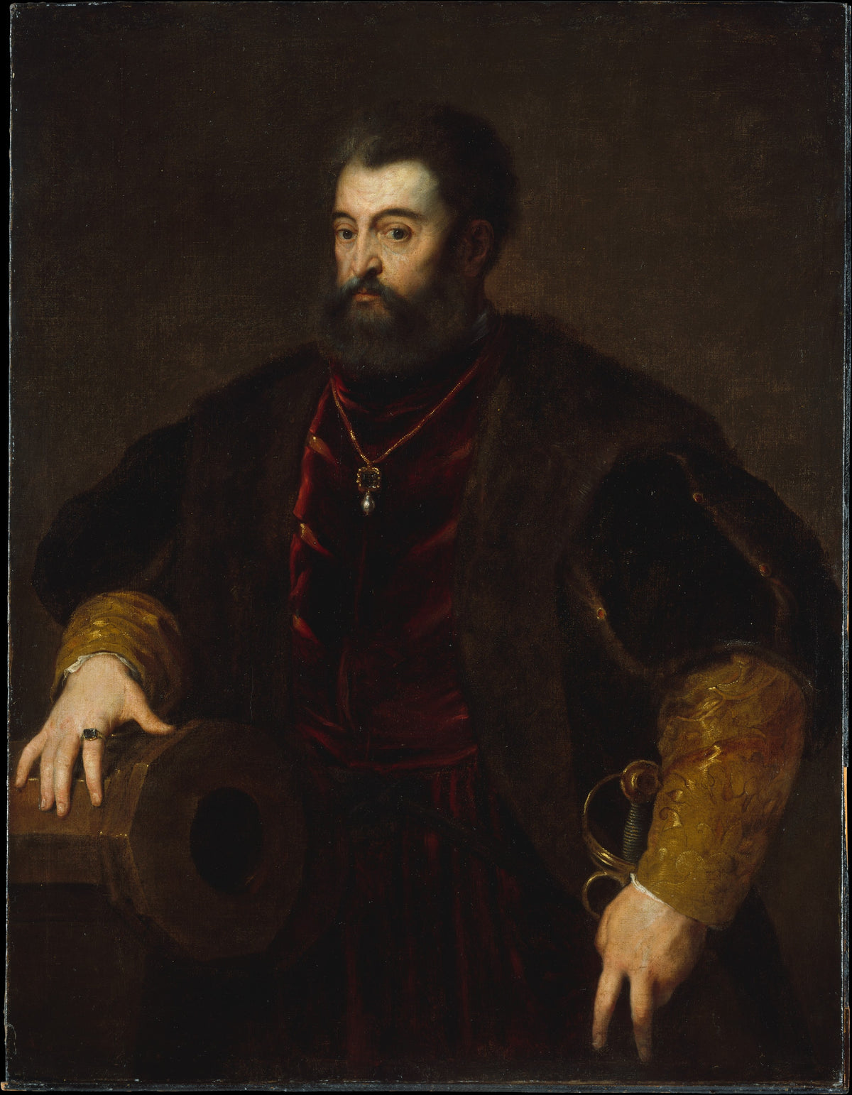 Alfonso d'Este 14861534, Duke of Ferrara by Titian - Renaissance canvas print