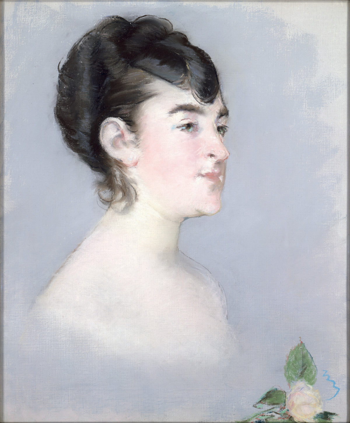 Mademoiselle Isabelle Lemonnier 18571926 by Edouard Manet - Impressionist canvas print
