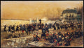 The Defense of Champigny by Edouard Detaille - Oil Painting canvas print