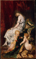 The Dream after the Ball by Hans Makart - Oil Painting canvas print