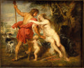 Venus and Adonis by Peter Paul Rubens - Baroque canvas print