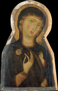 Madonna and Child by Master of the Magdalen - Tempera canvas print