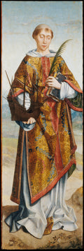 Saint Vincent, Patron Saint of Lisbon by Frei Carlos - Classic Art canvas print