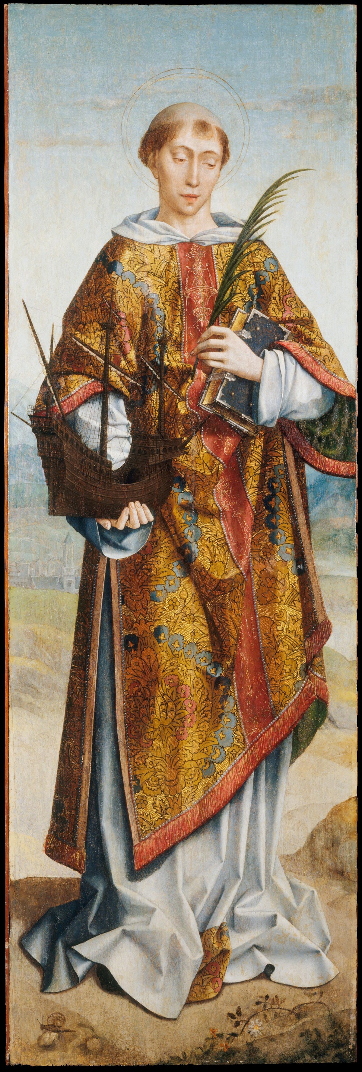 Saint Vincent, Patron Saint of Lisbon by Frei Carlos - Classic Art canvas print