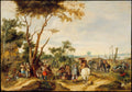 Soldiers Bivouacking by Pieter Snayers - Classic Art canvas print