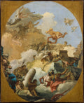 The Apotheosis of the Spanish Monarchy by Giovanni Battista Tiepolo - Oil Painting canvas print