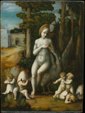 Leda and the Swan by Bachiacca (Francesco d'Ubertino Verdi) - Classic Art canvas print