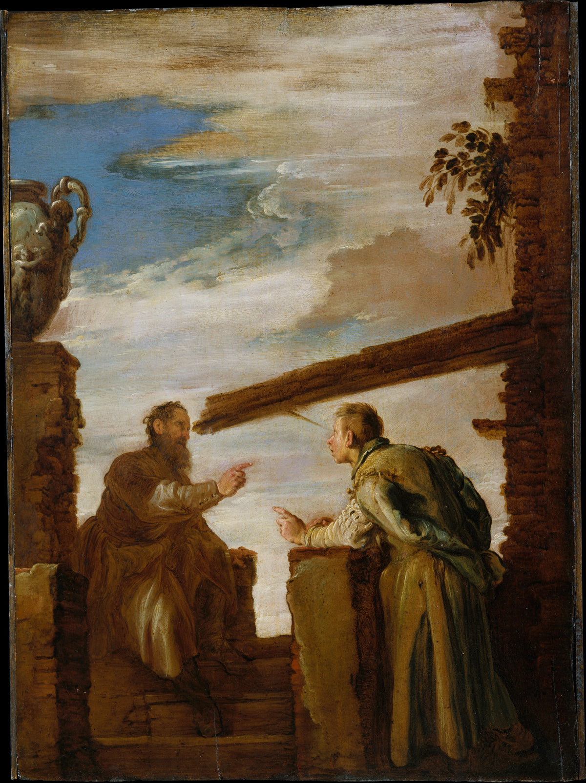 The Parable of the Mote and the Beam by Domenico Fetti - Classic Art canvas print