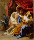 The Rape of Tamar by Eustache Le Sueur - Oil Painting canvas print