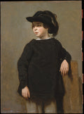Portrait of a Child by Camille Corot - Realist canvas print