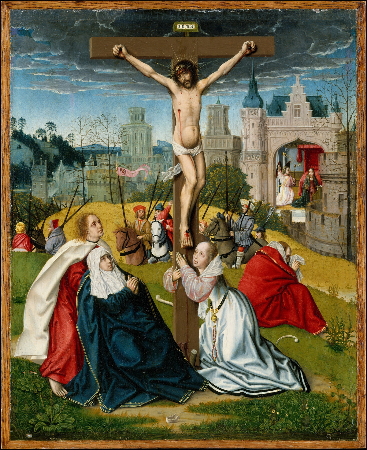 The Crucifixion by Jan Provoost - Classic Art canvas print