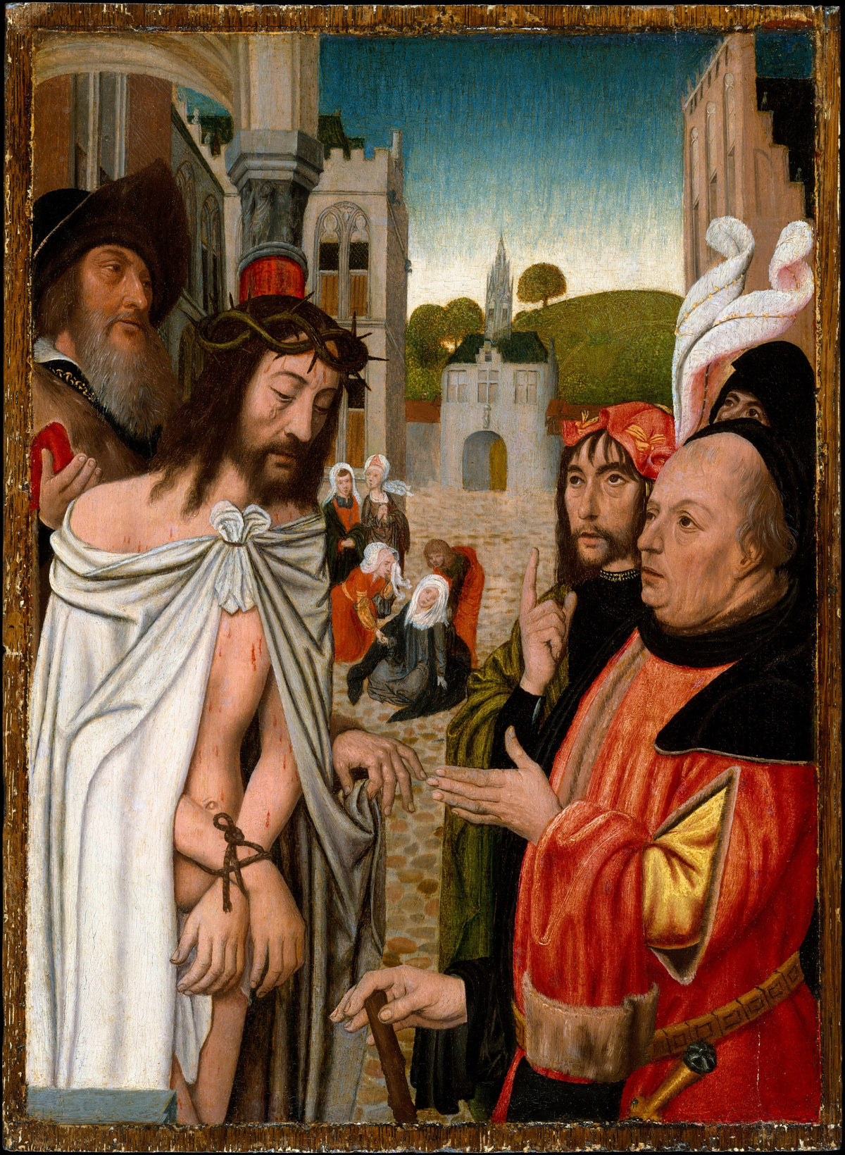 Christ Shown to the People by Jan Mostaert - Classic Art canvas print