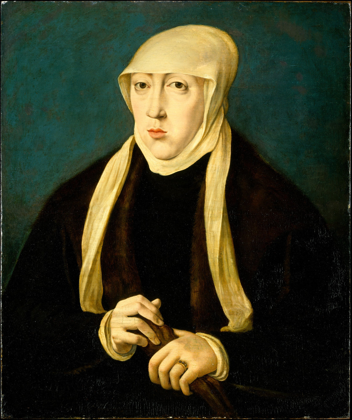 Mary 15051558, Queen of Hungary by Jan Cornelisz Vermeyen - Classic Art canvas print