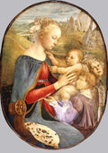Madonna and Child with Two Angels by Botticelli - Renaissance canvas print