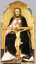 The Trinity by Agnolo Gaddi - Tempera canvas print