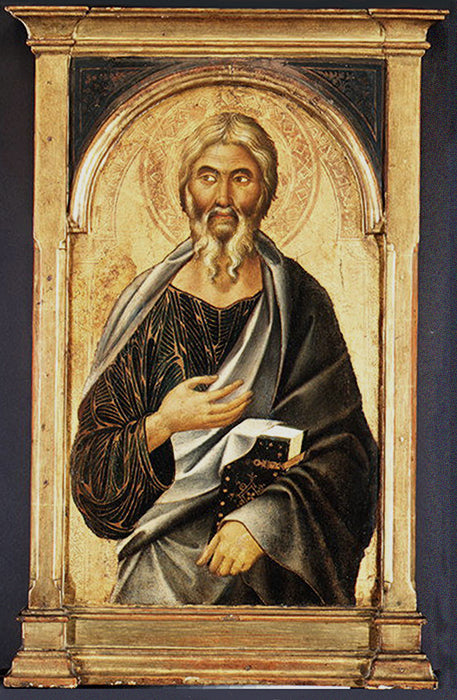 Saint John the Evangelist by Segna di Buonaventura - Tempera canvas print