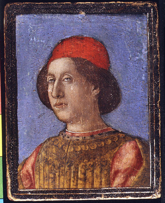 Rodolfo Gonzaga 14511495 by Andrea Mantegna - Tempera canvas print