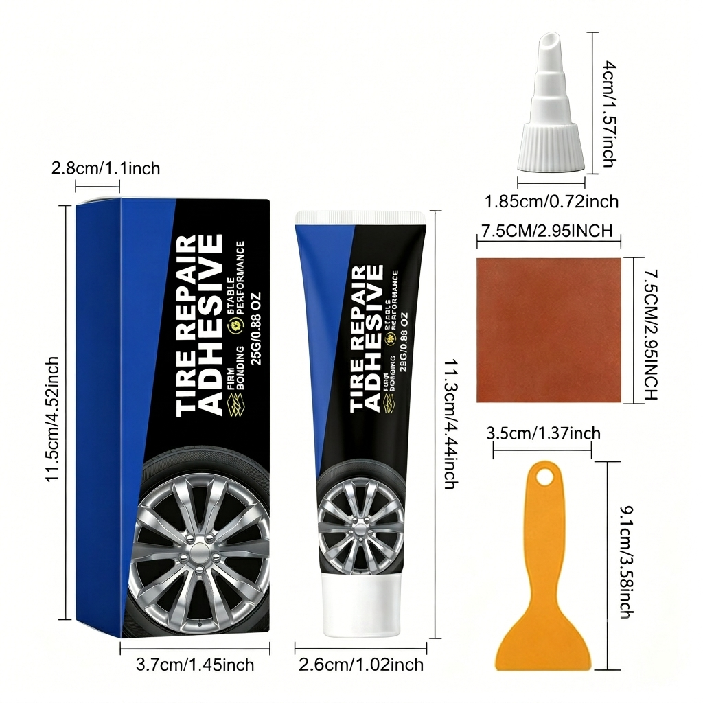 Weather-Resistant Waterproof Flexible Tire Repair Adhesive