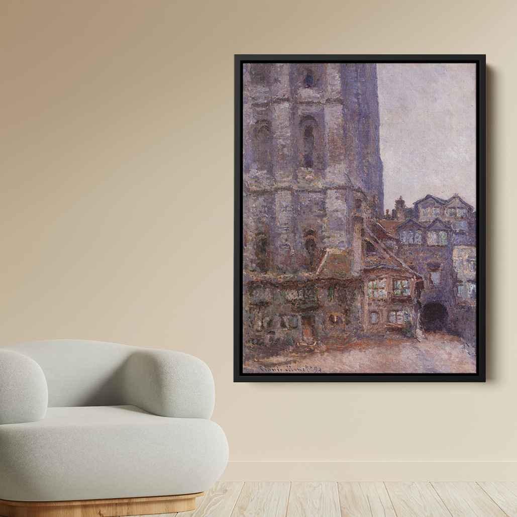 The Cour d'Albane, Grey Weather Canvas Print