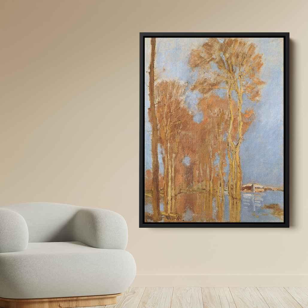 The Floodby Claude Monet Canvas Print