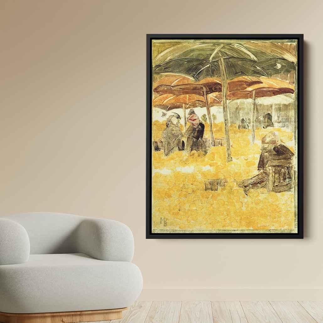 The Orange Marketby Maurice Prendergast Canvas Print