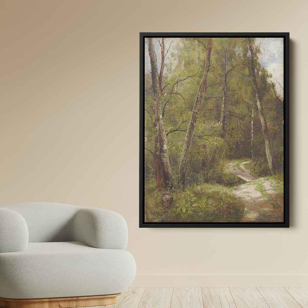 The path in the forestby Ivan Shishkin Canvas Print