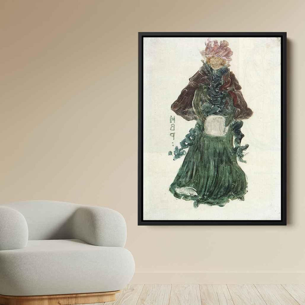 The Red Capeby Maurice Prendergast Canvas Print