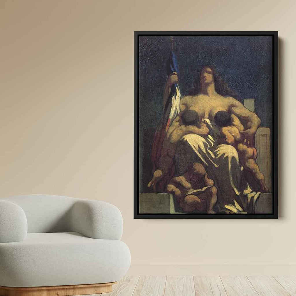 The Republicby Honore Daumier Canvas Print