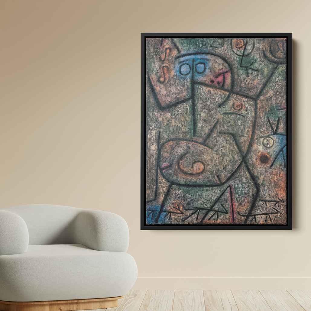 The rumorsby Paul Klee Canvas Print
