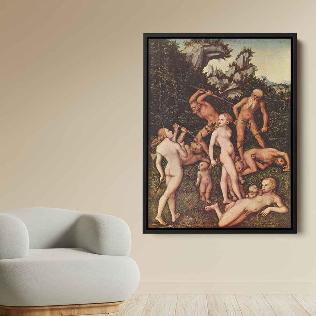 The Silver Ageby Lucas Cranach the Elder Canvas Print